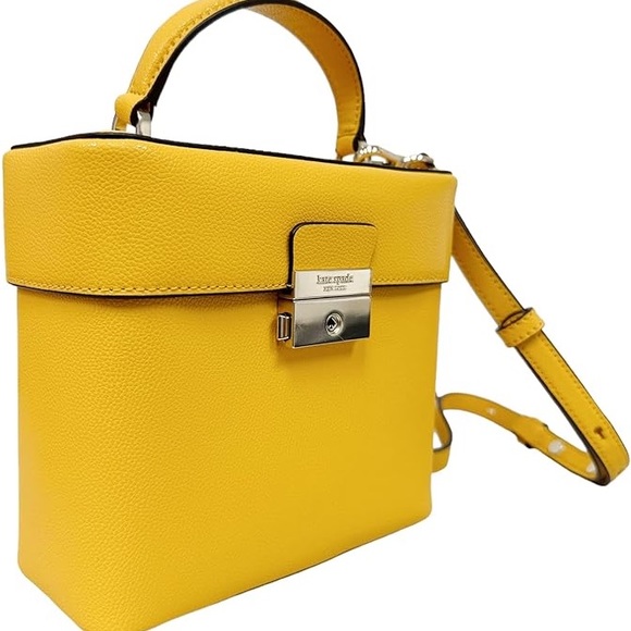 Brand new Kate Spade Voyage Small Handle Sunglow Yellow Crossbody Purse - Picture 2 of 6